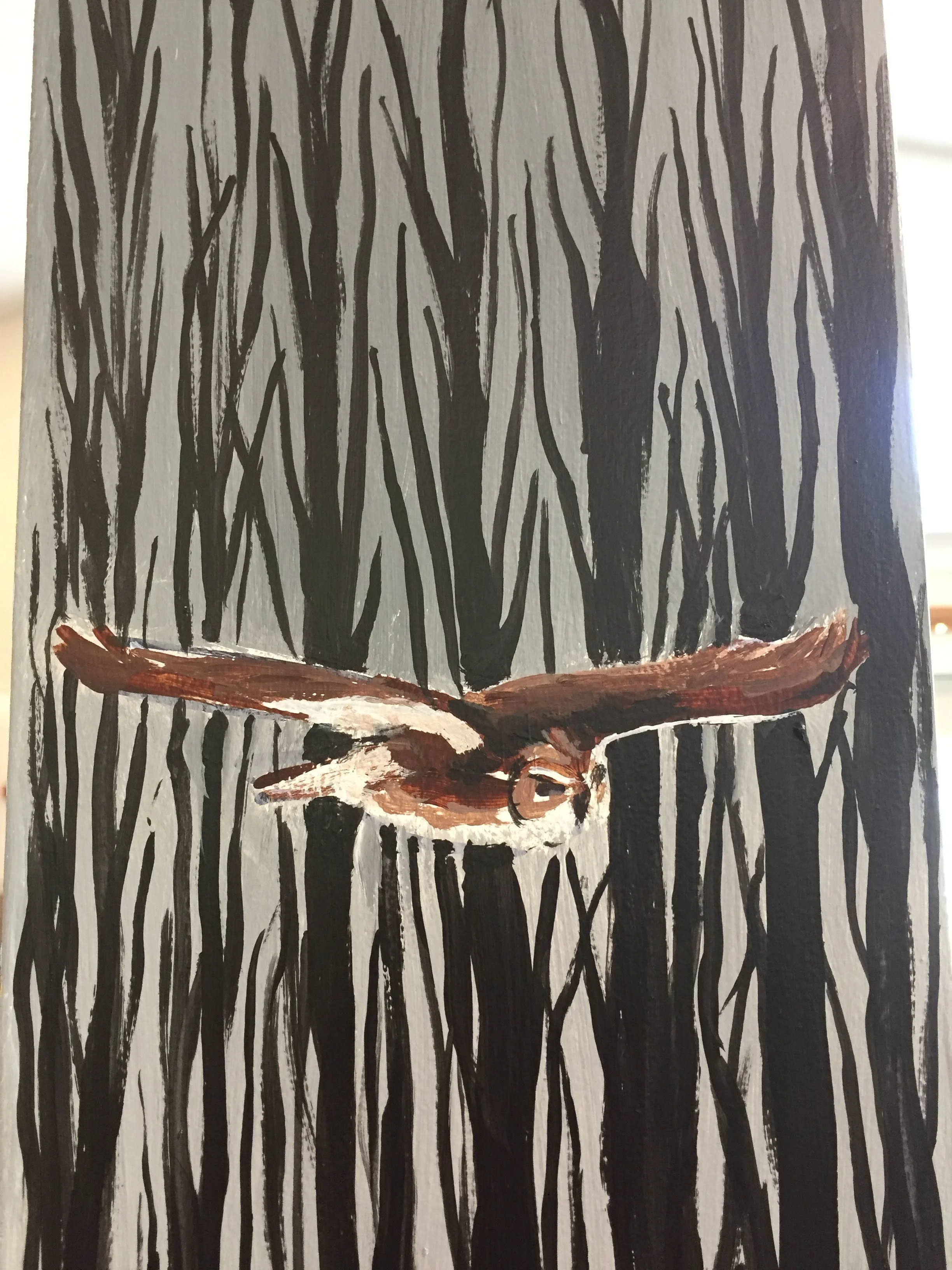 Detail from 21 Acres Peace Pole