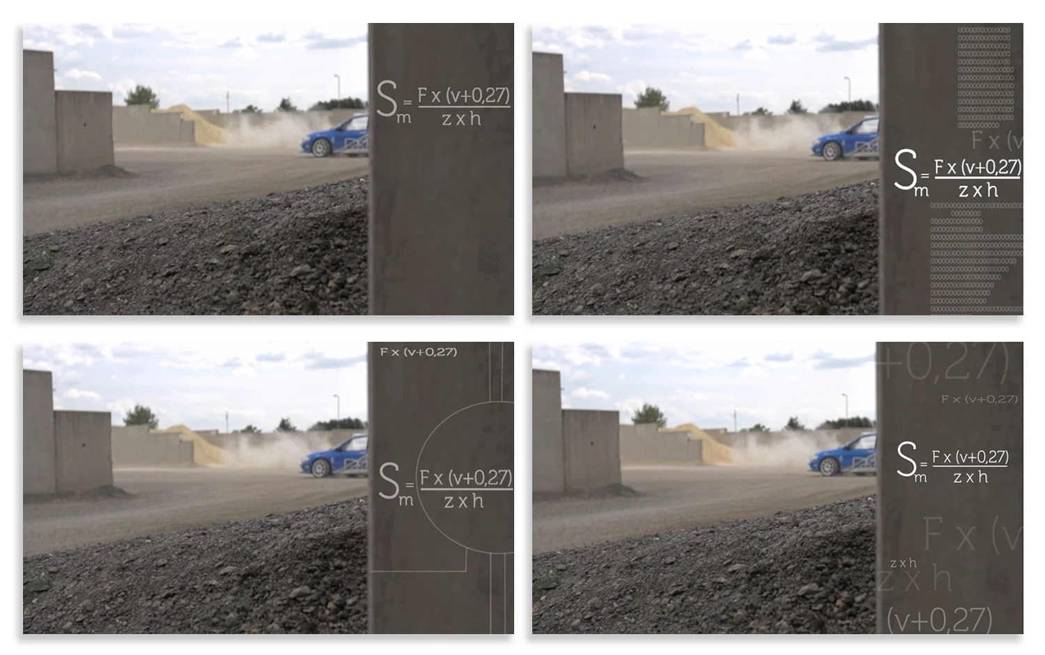  Early drafts for the infographics 