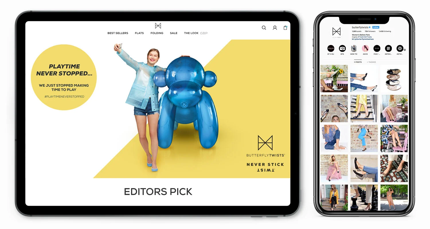  Website banner and social media imagery 