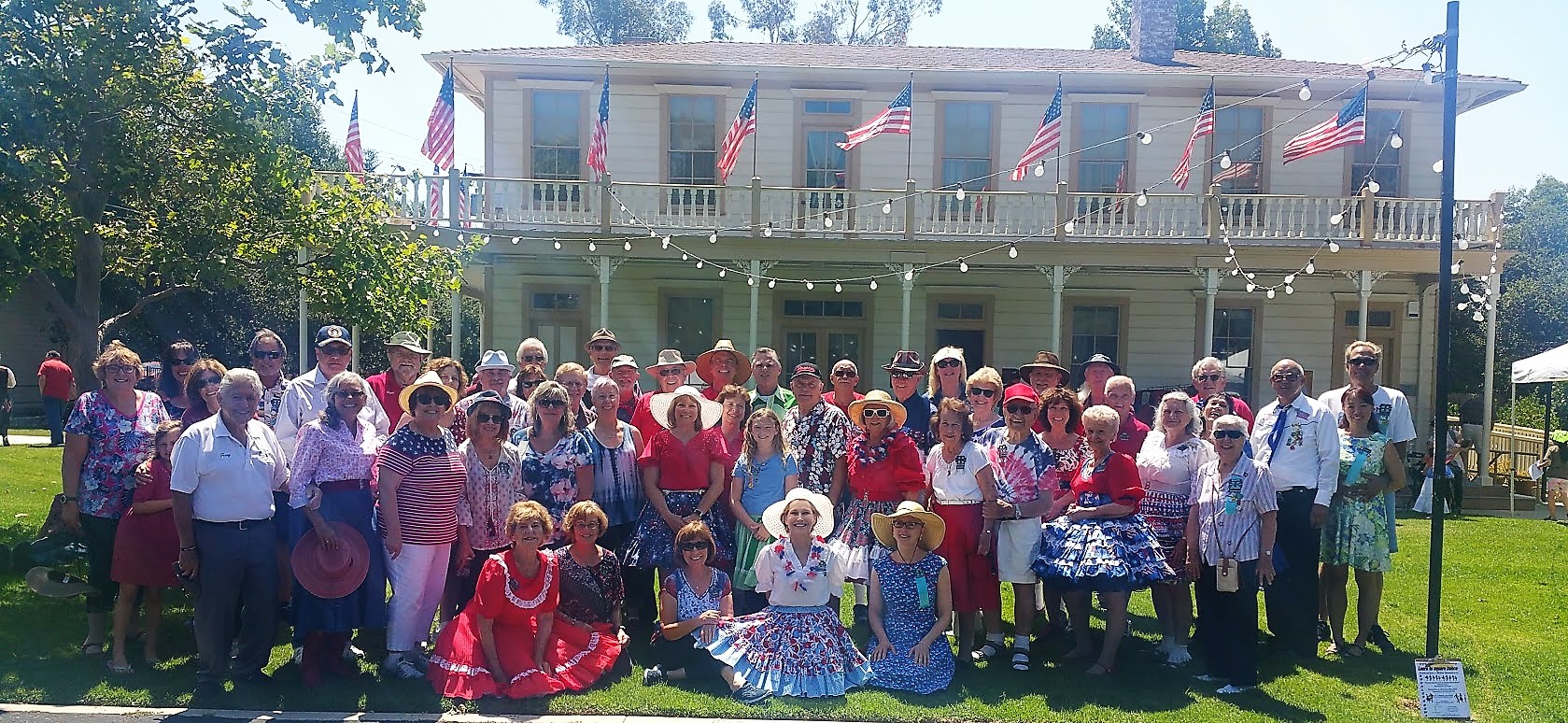 2019 July 4th Dancers at the Stage Coach Inn