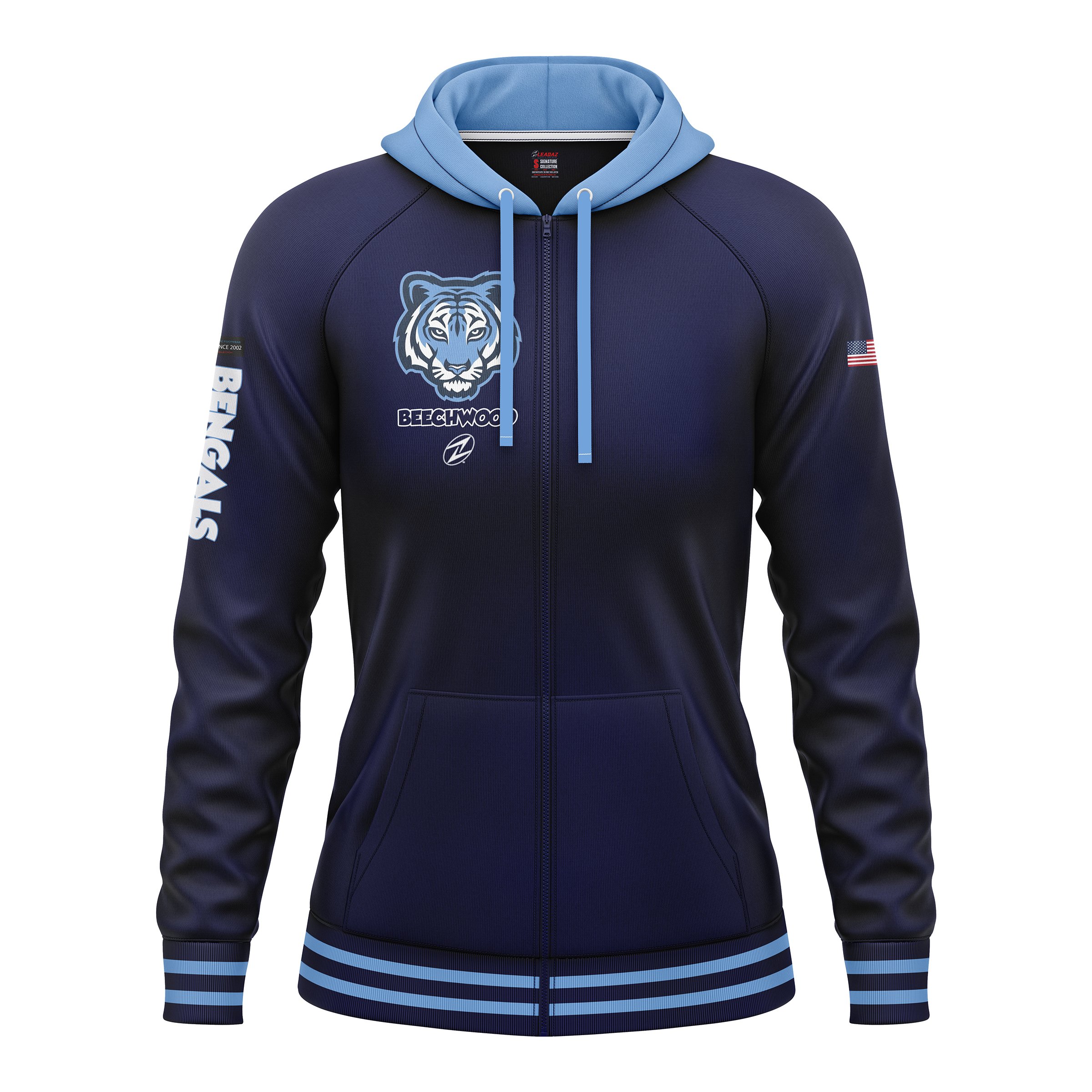 Beechwood Hooded Zip Down Jacket.jpg