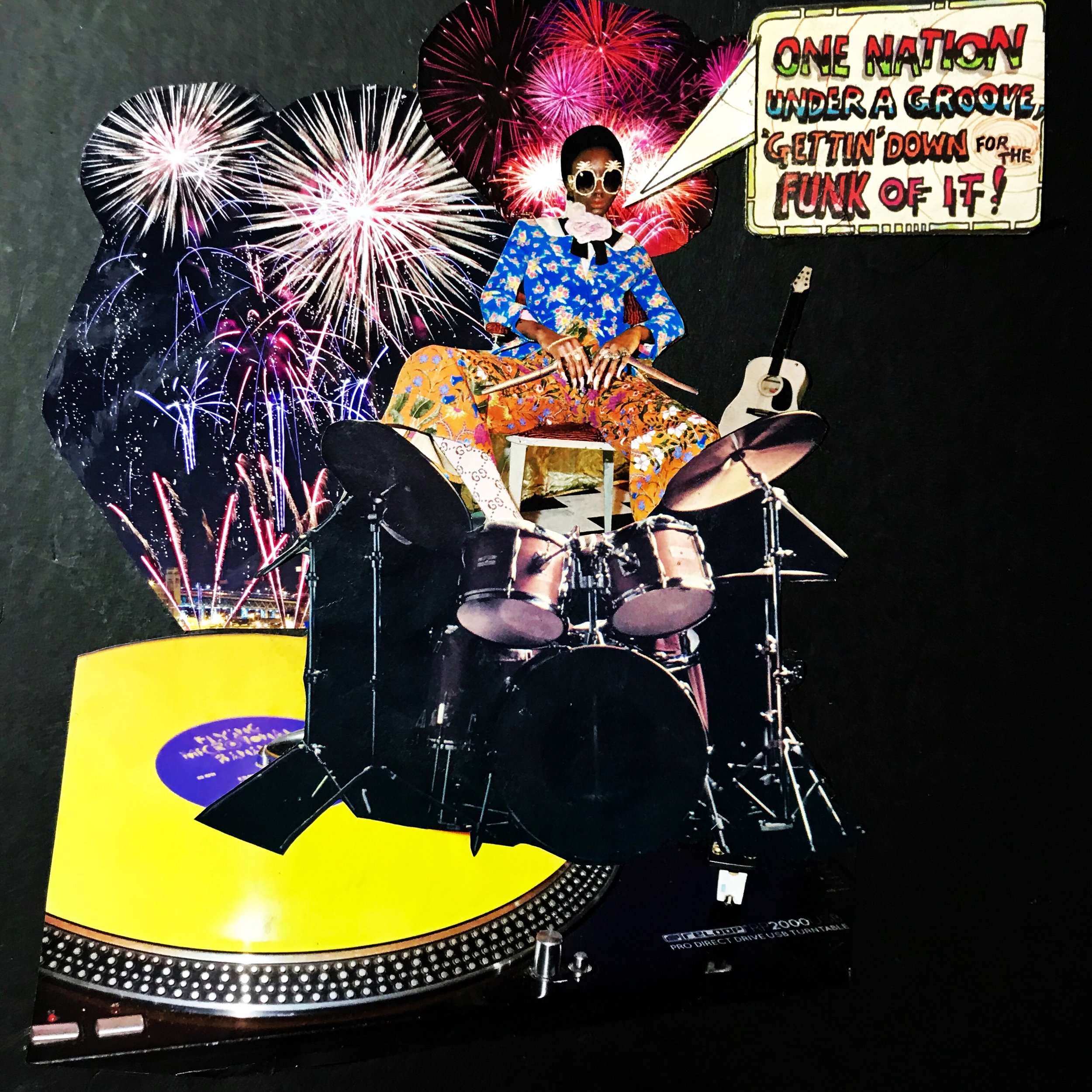 For the funk of it, Collage, 2019