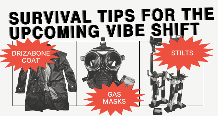 Survival tips for the upcoming vibe shift