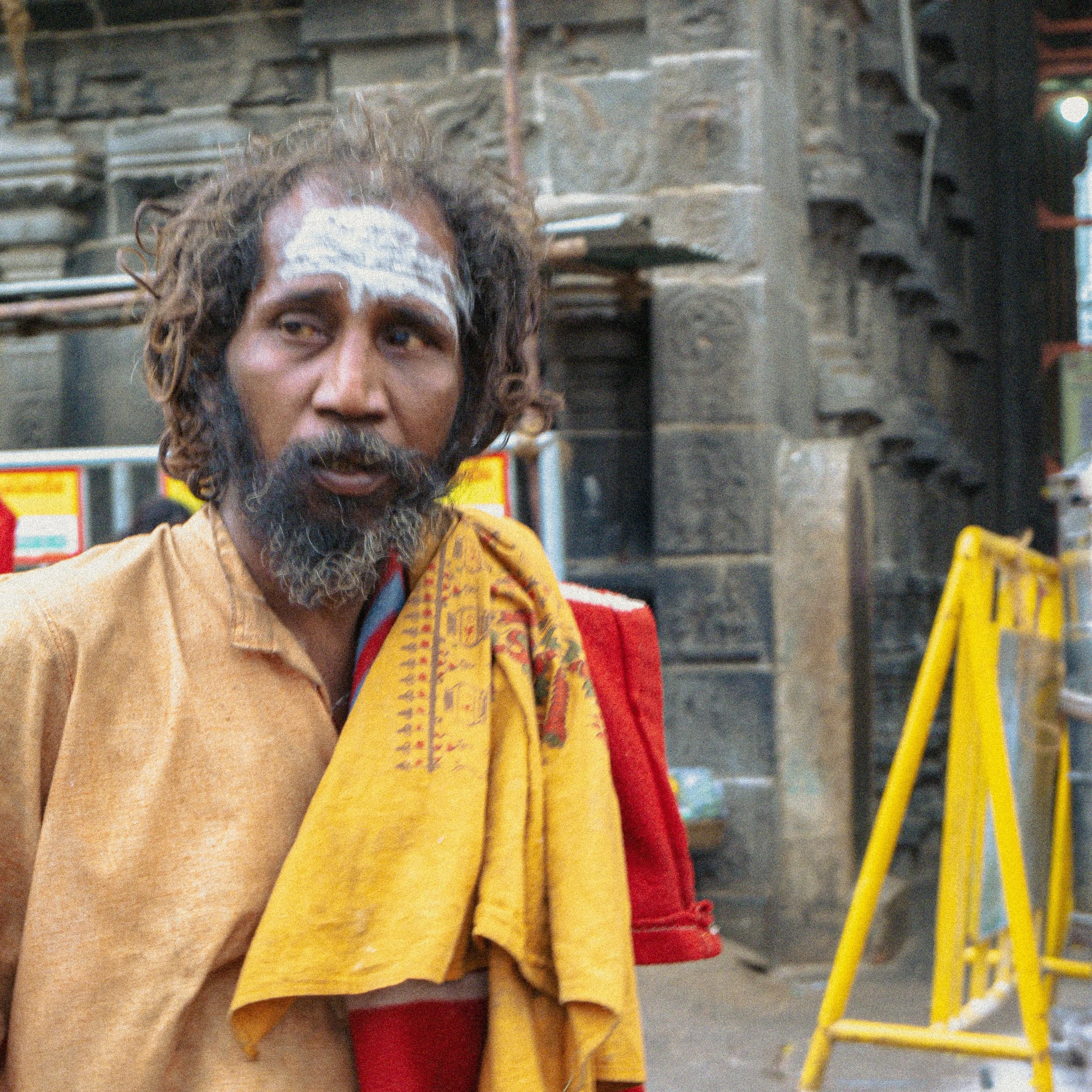 Visiting an Indian temple