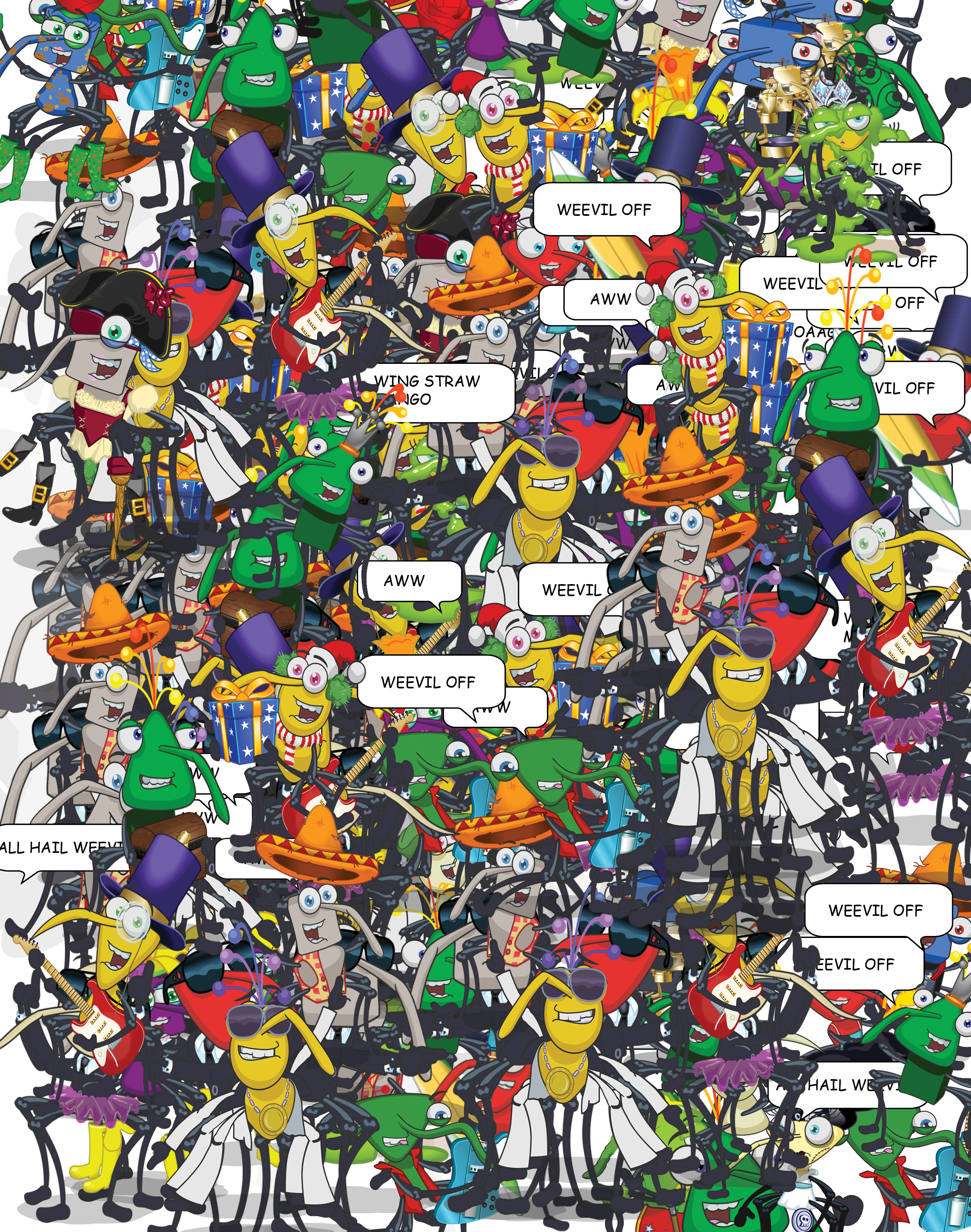 Rest in Pieces Bin Weevils