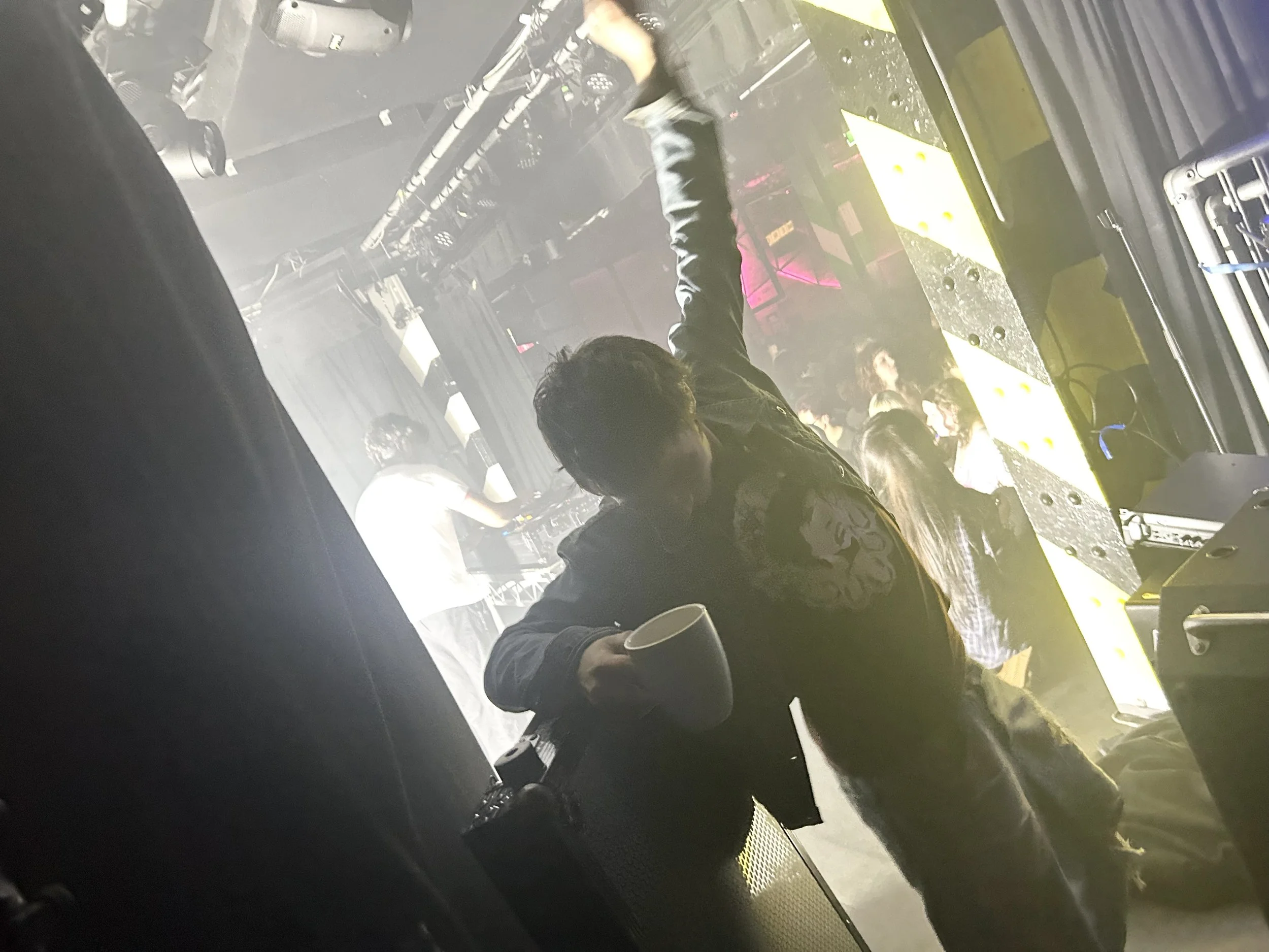 Jay backstage