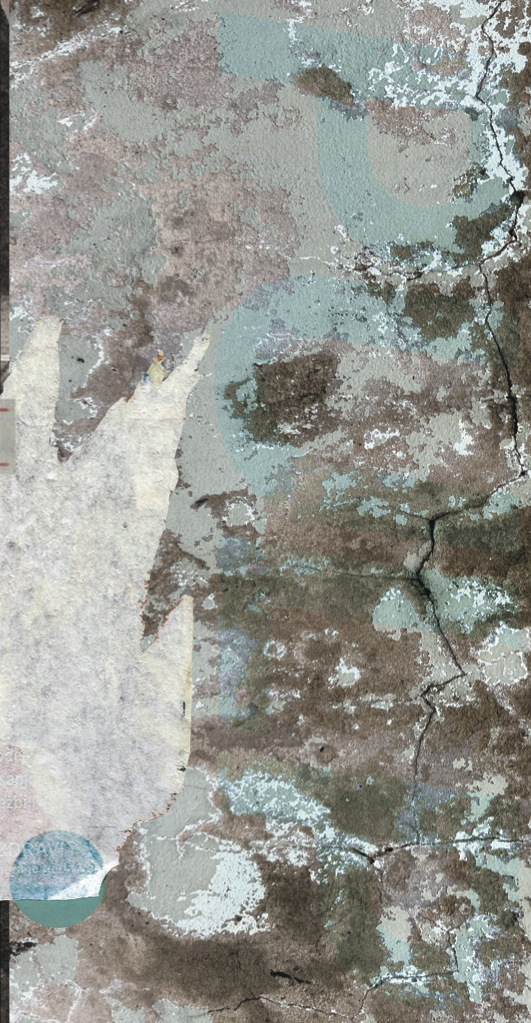 issue 29. dirty wall with PULP painted on it.