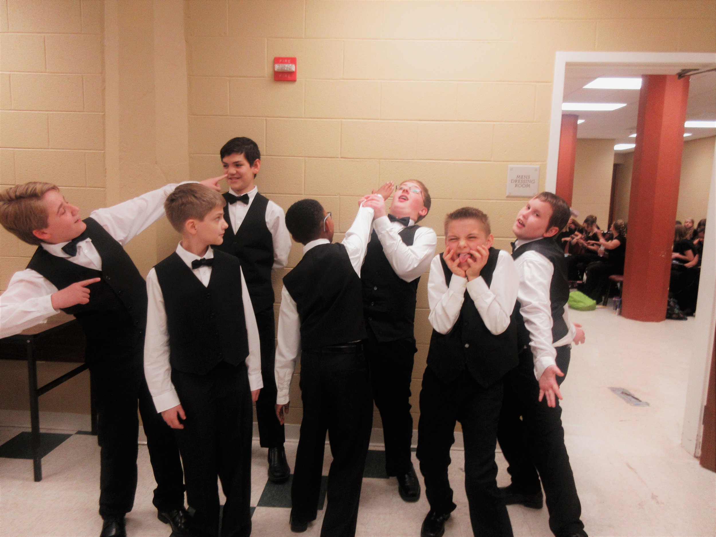 B+ Choir SILLY Boys :)