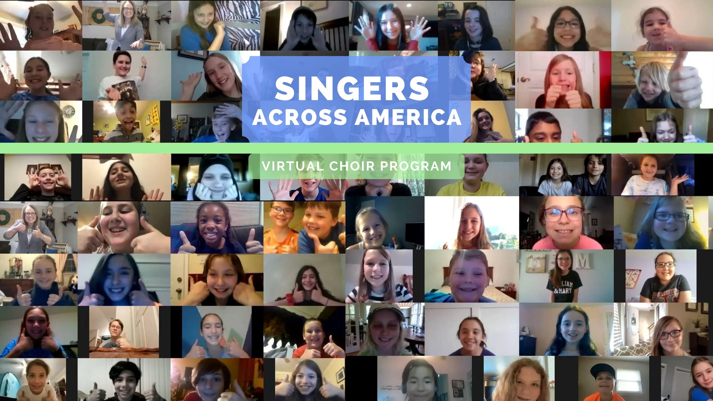 Virtual Singers Across America — Roanoke Valley Children's Choir