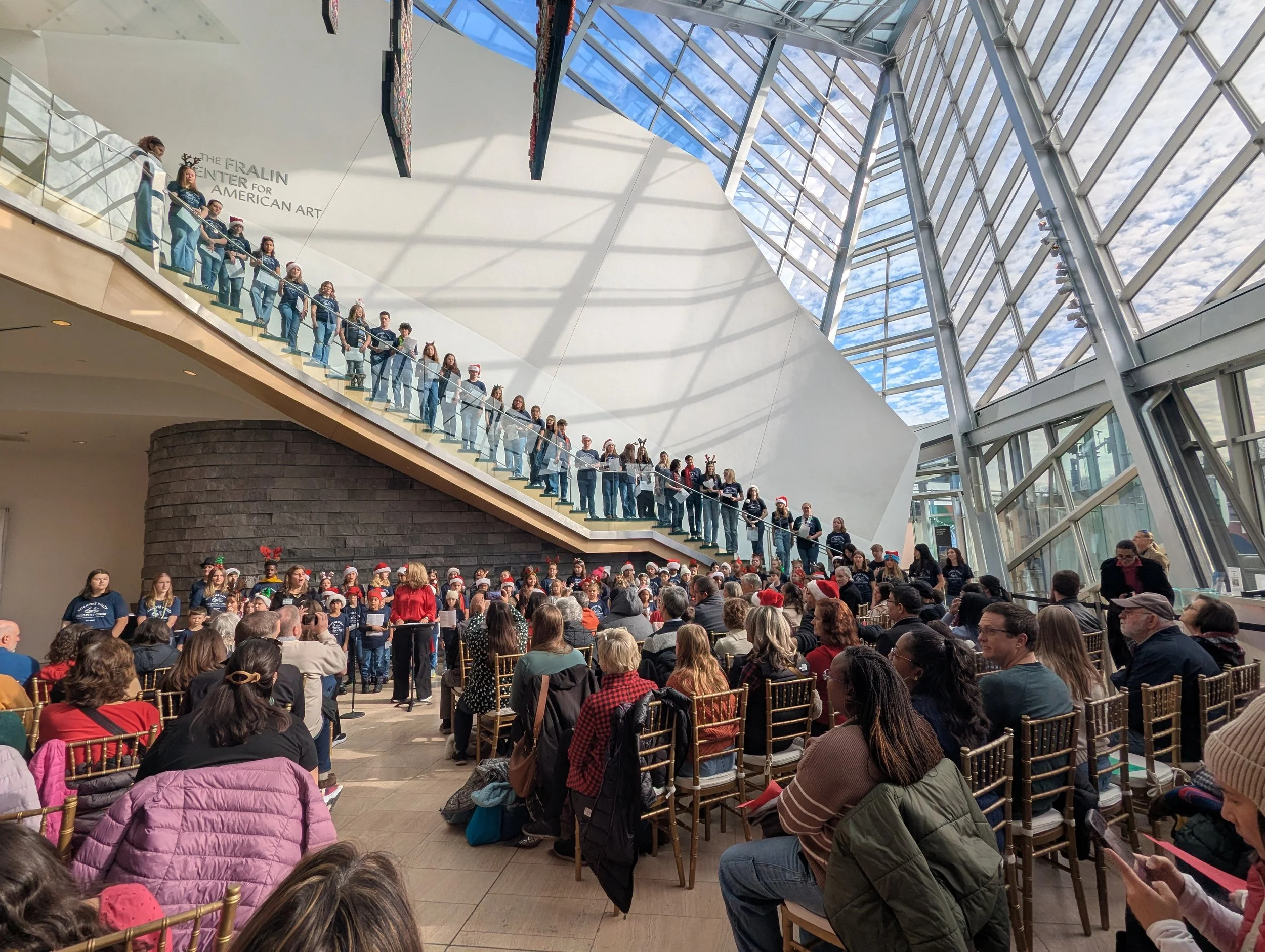 The RVCC held our 9th Annual Community Sing-A-Long at the Taubman Museum!