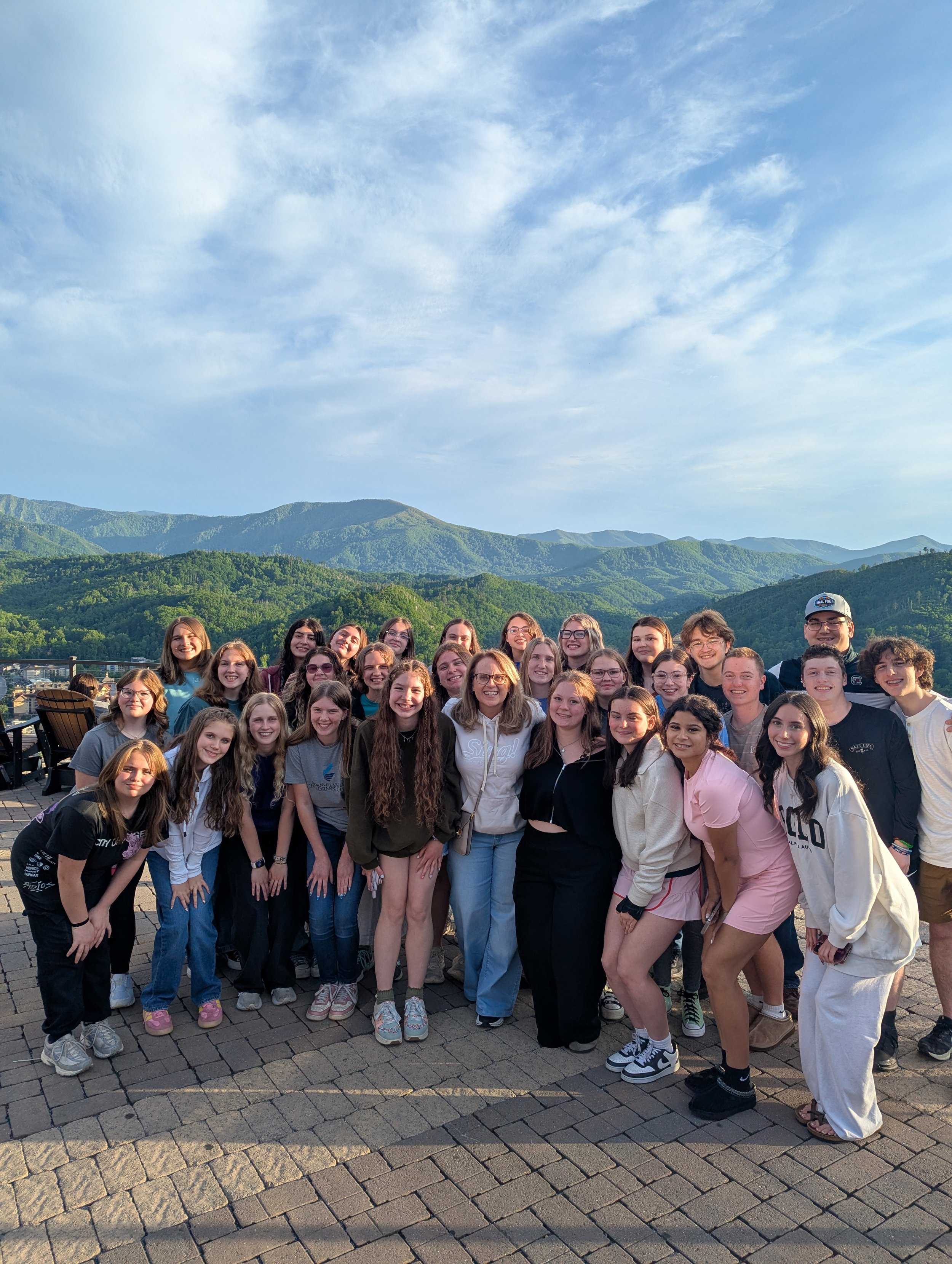 The RVCC Concert Choir sings in Gatlinburg!