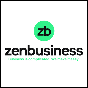 ZenBusiness (square) - white background stacked vertically, with tagline.png