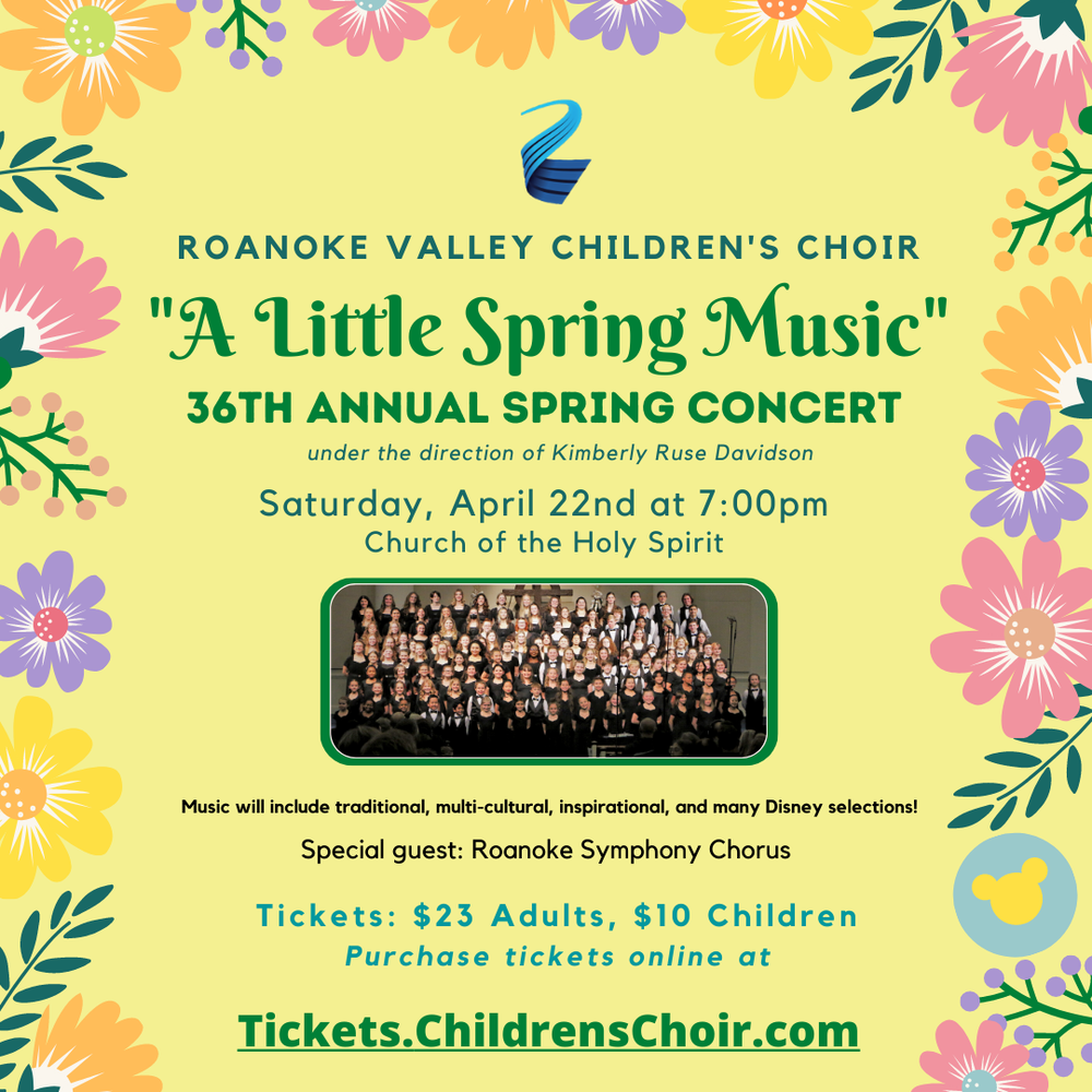 RVCC Concert Videos — Roanoke Valley Children's Choir
