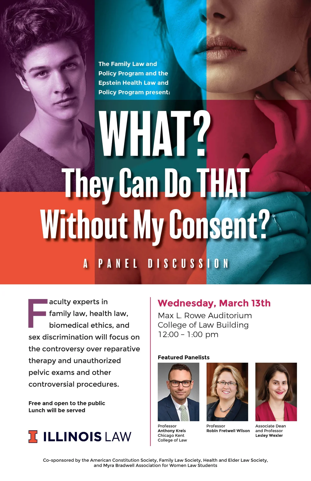 Panel on: What? They Can Do THAT Without My Consent? — The Epstein Health  Law and Policy Program