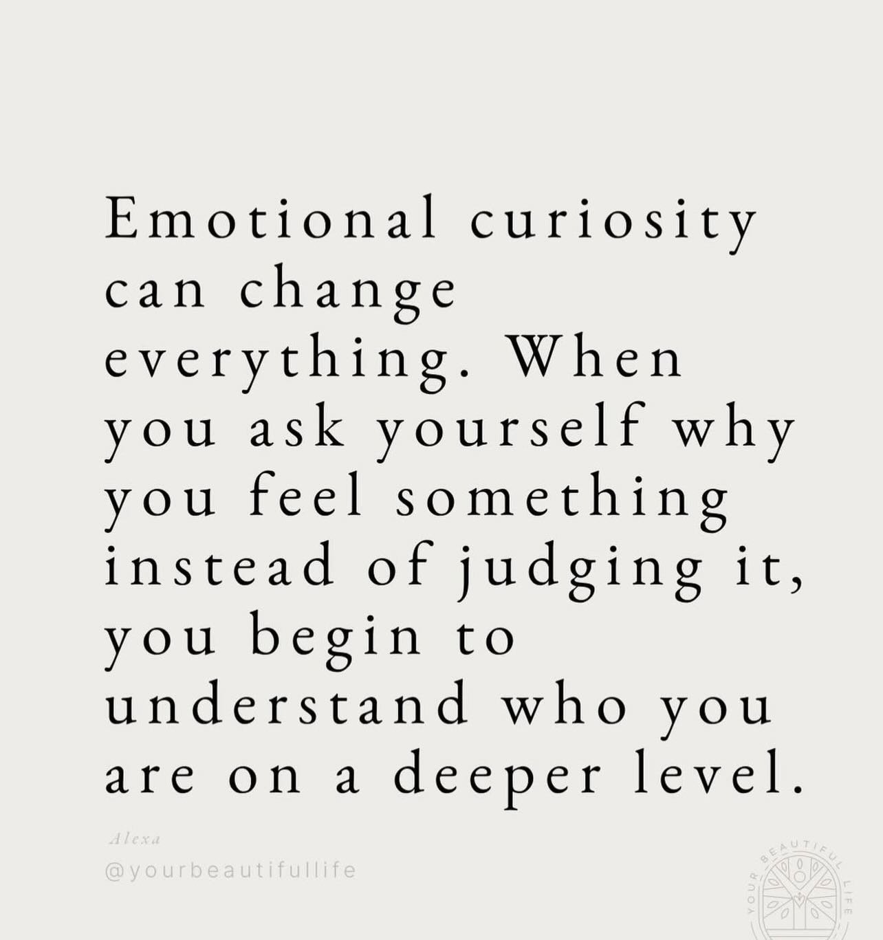 Shifting from self-judgment to a curious stance 👌 this is what therapy is all about. 

#emotionalhealing #psychodynamic #torontotherapist #anxiety #depression