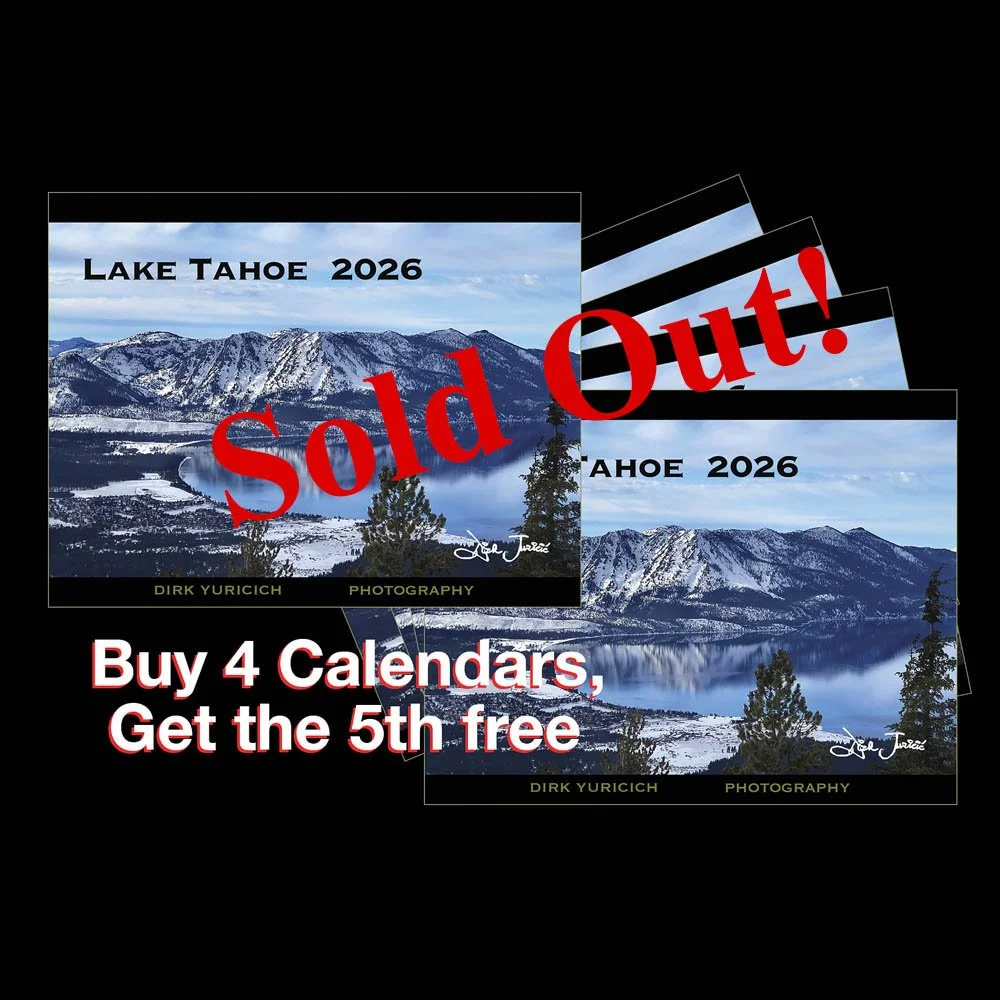 2026 Lake Tahoe Wall Calendar- 5 for 4