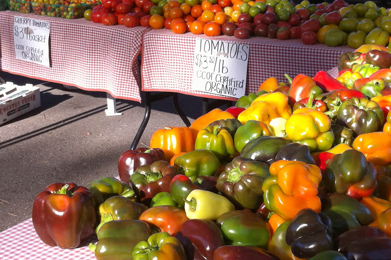 Bell Peppers at the Farmers Market
