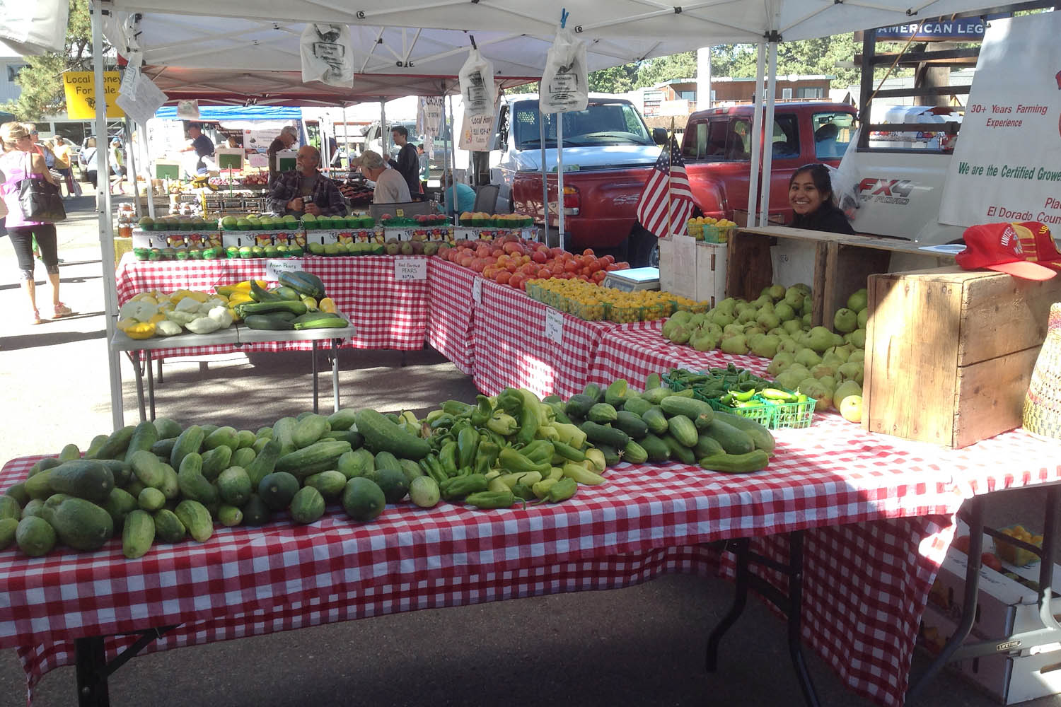 Red Shack Produce at the El Dorado County Certified Farmers Market