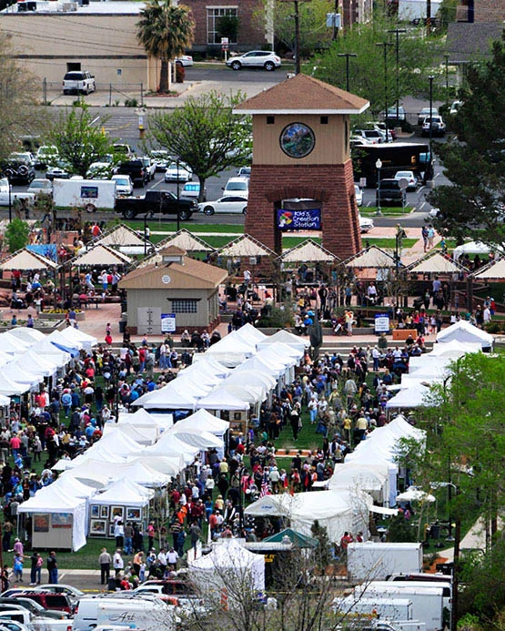 The St. George Art Festival at Town Square Park on April 19 & 20, 2019