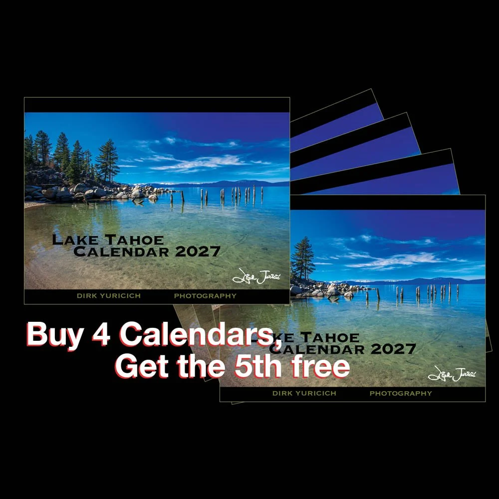2027 Lake Tahoe Wall Calendar- 5 for 4