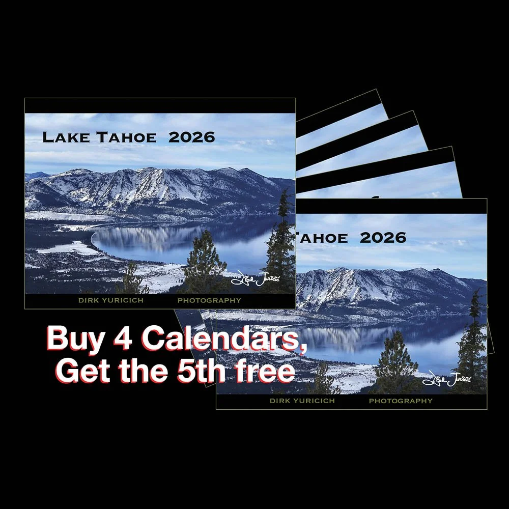 2026 Lake Tahoe Wall Calendar- 5 for 4