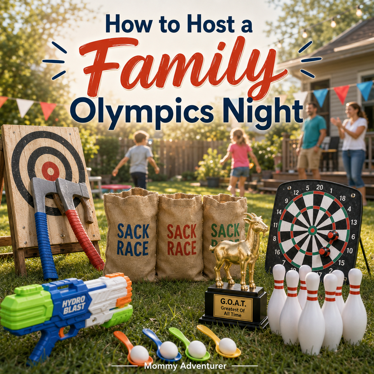 How to Host a Family Olympics Night in Your Backyard
