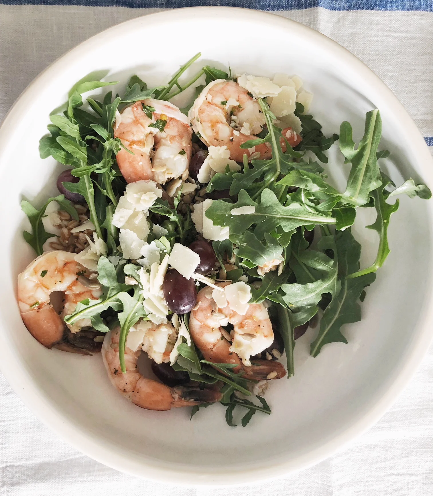 Shrimp Farro Salad