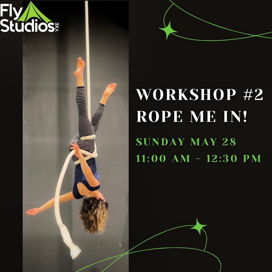 Workshop #2:  ROPE ME IN!

🐍 🤔 Aerial Rope&hellip; what is it all about??

😃 Join Erin Cote, and explore a new apparatus and the different building blocks of movement it creates. 🧩 

Start off with the basics of Corde Lisse technique - outside kn