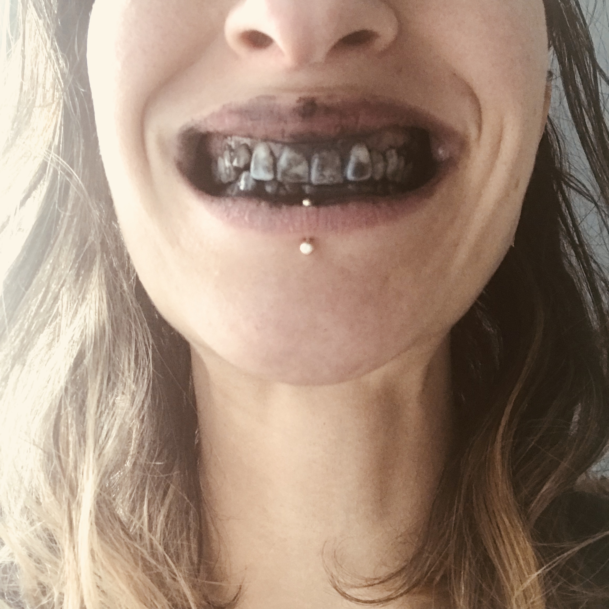 not the prettiest thing but sure does leave those teeth pearly white.