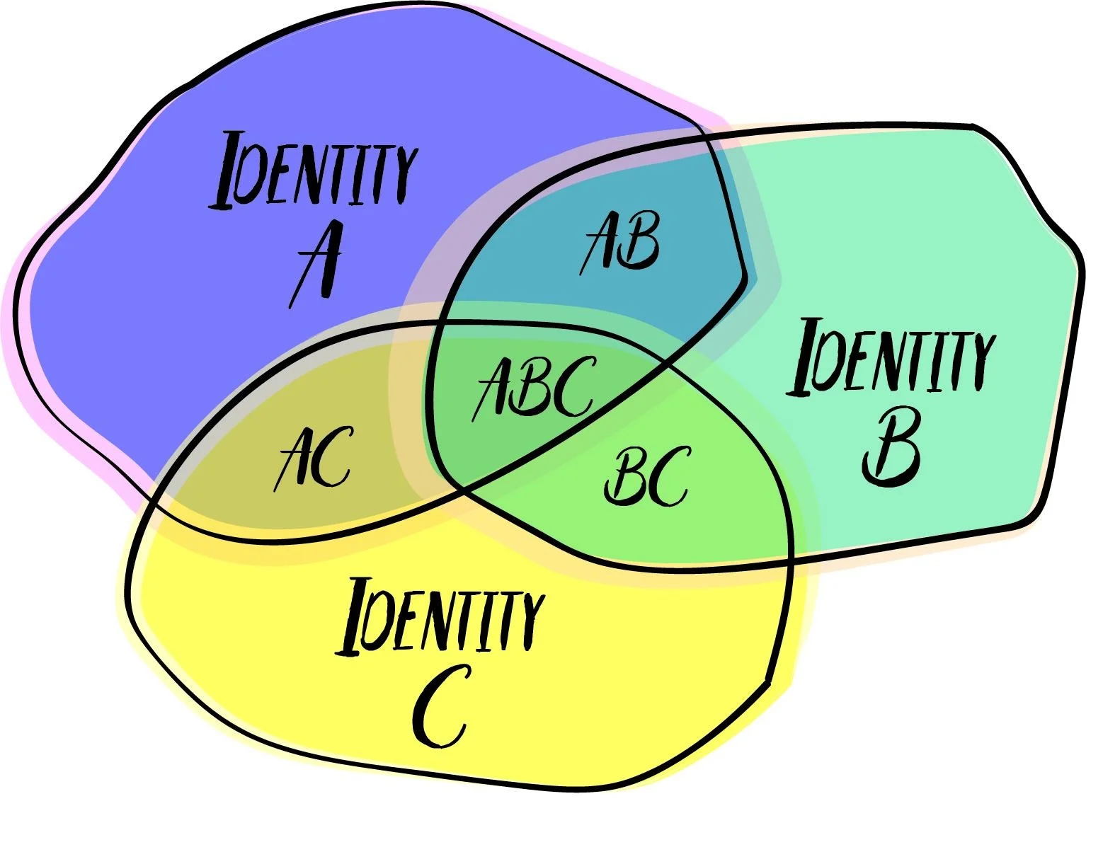 HYBRID PROFESSIONAL IDENTITIES FORM AT THE INTERSECTIONS OF OUR PRIMARY PROFESSIONAL IDENTITIES.