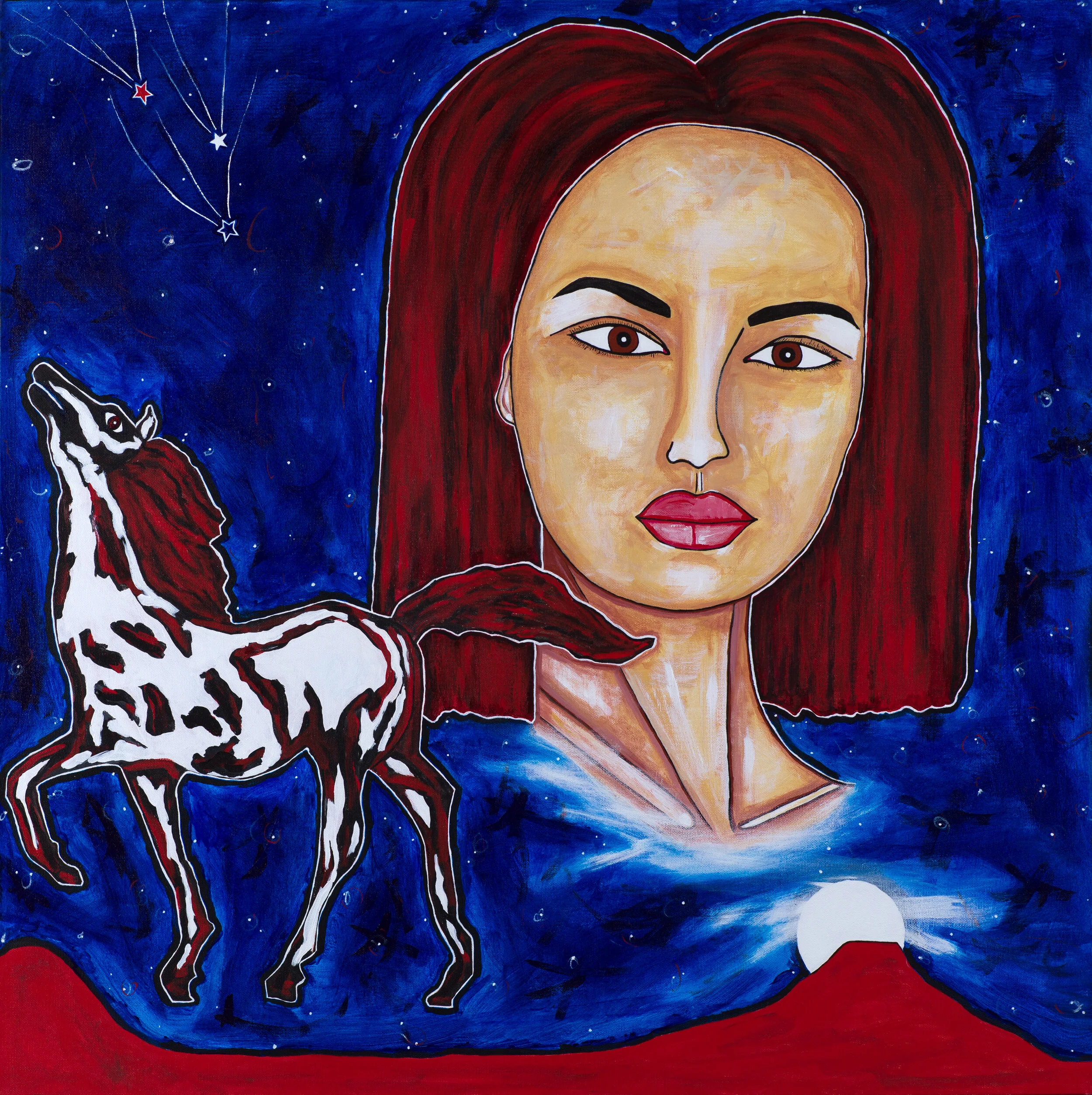 Woman America/Wild Mustang