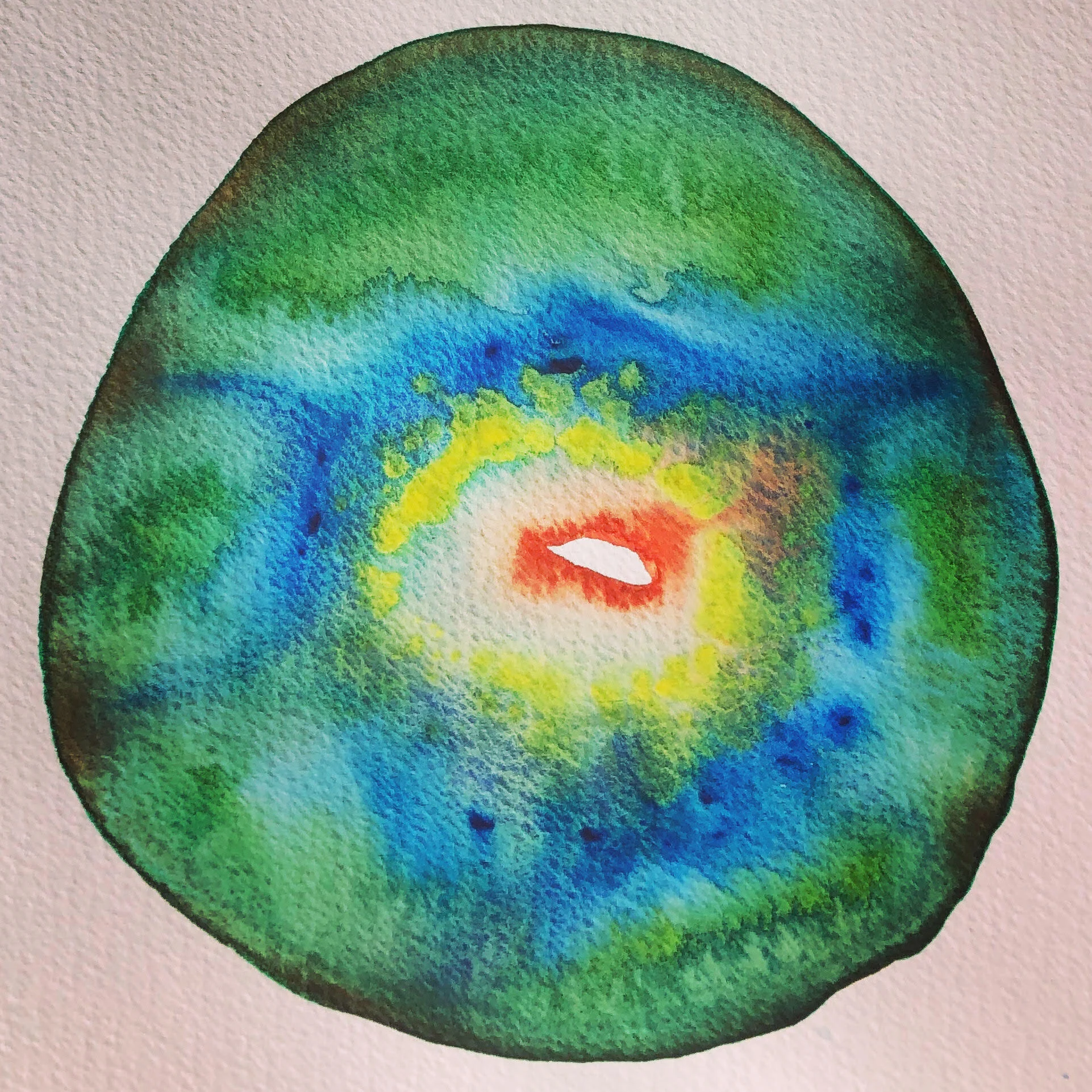 Jenny Siegel, "Portal" paintings inspired by the words of White Eagle, Hopi Indigenous