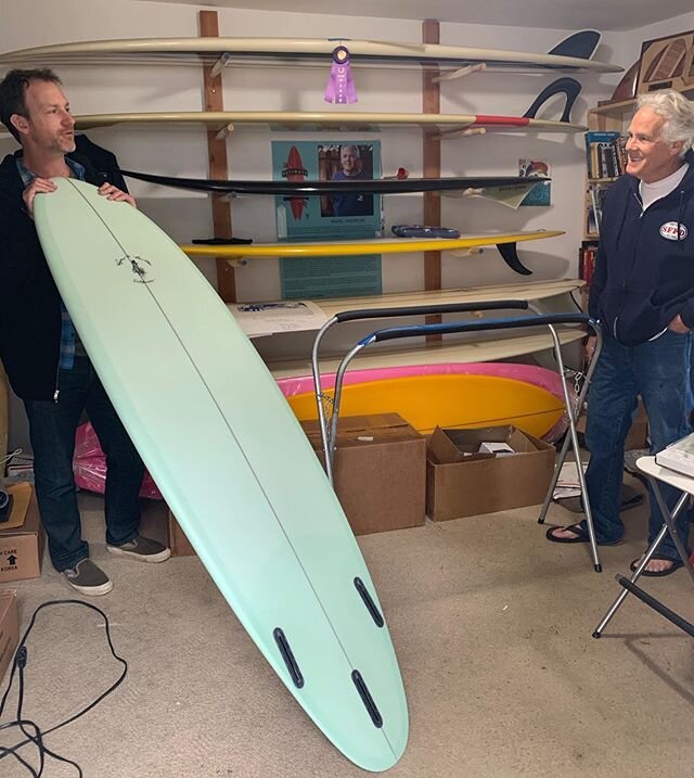 Stuart and I discuss his 3 fin hull.