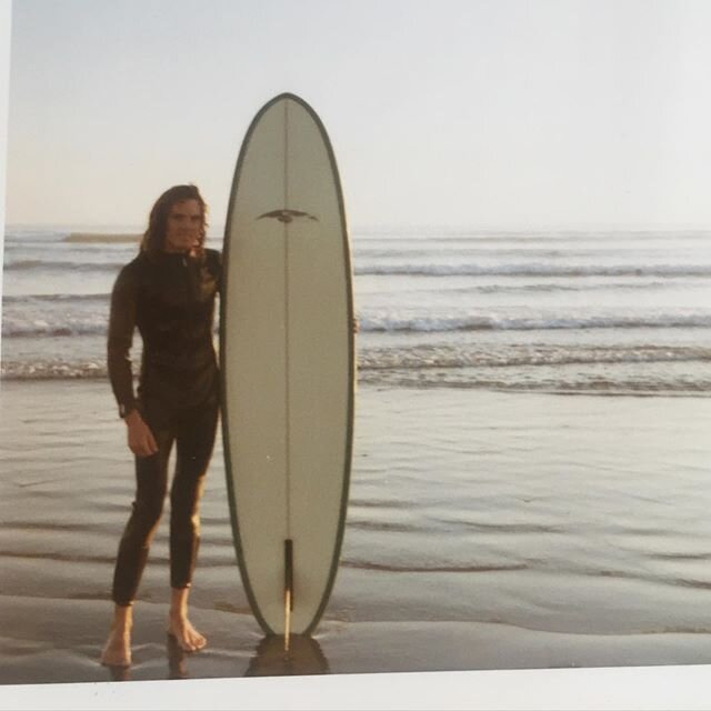 September 1971, early years of surfboard making. I was still so intrigued with stubbies and Wayne Lynch. This board was 7&rsquo;4&ldquo; x 21&ldquo; with wide point  behind center. I had just come in from a solo session at Crescent city with perfect 