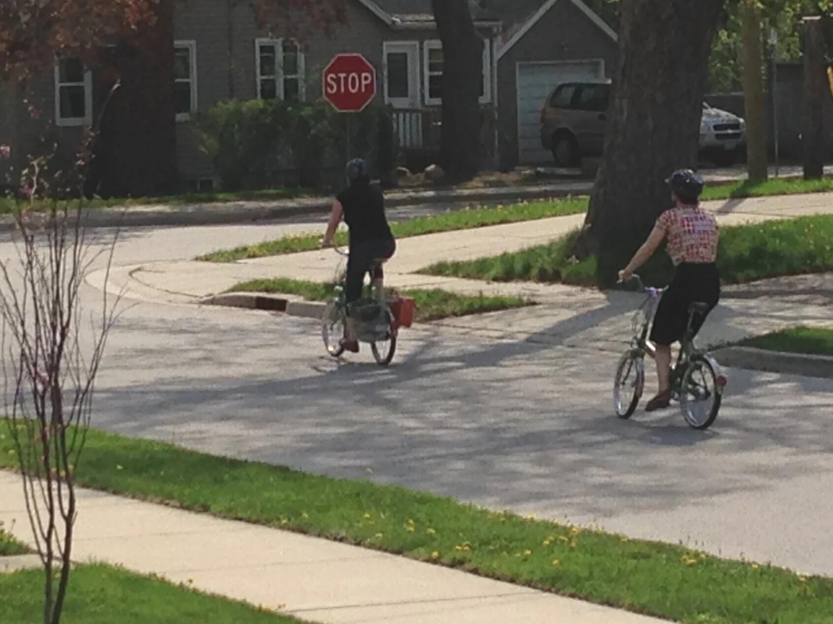 Riding a bike during a pandemic