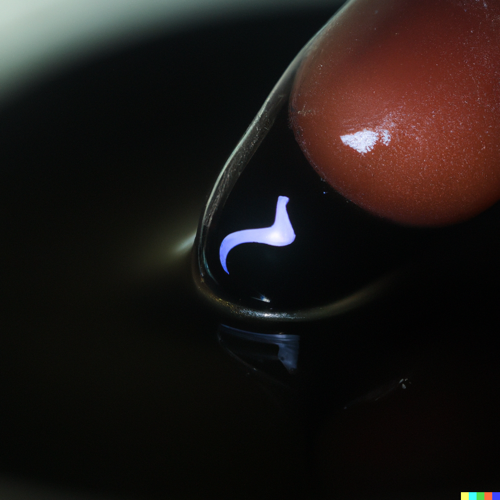 DALL·E 2022-06-14 22.16.00 - photo of finger tip with black drop liquid and inside is a nike logo reflection.png