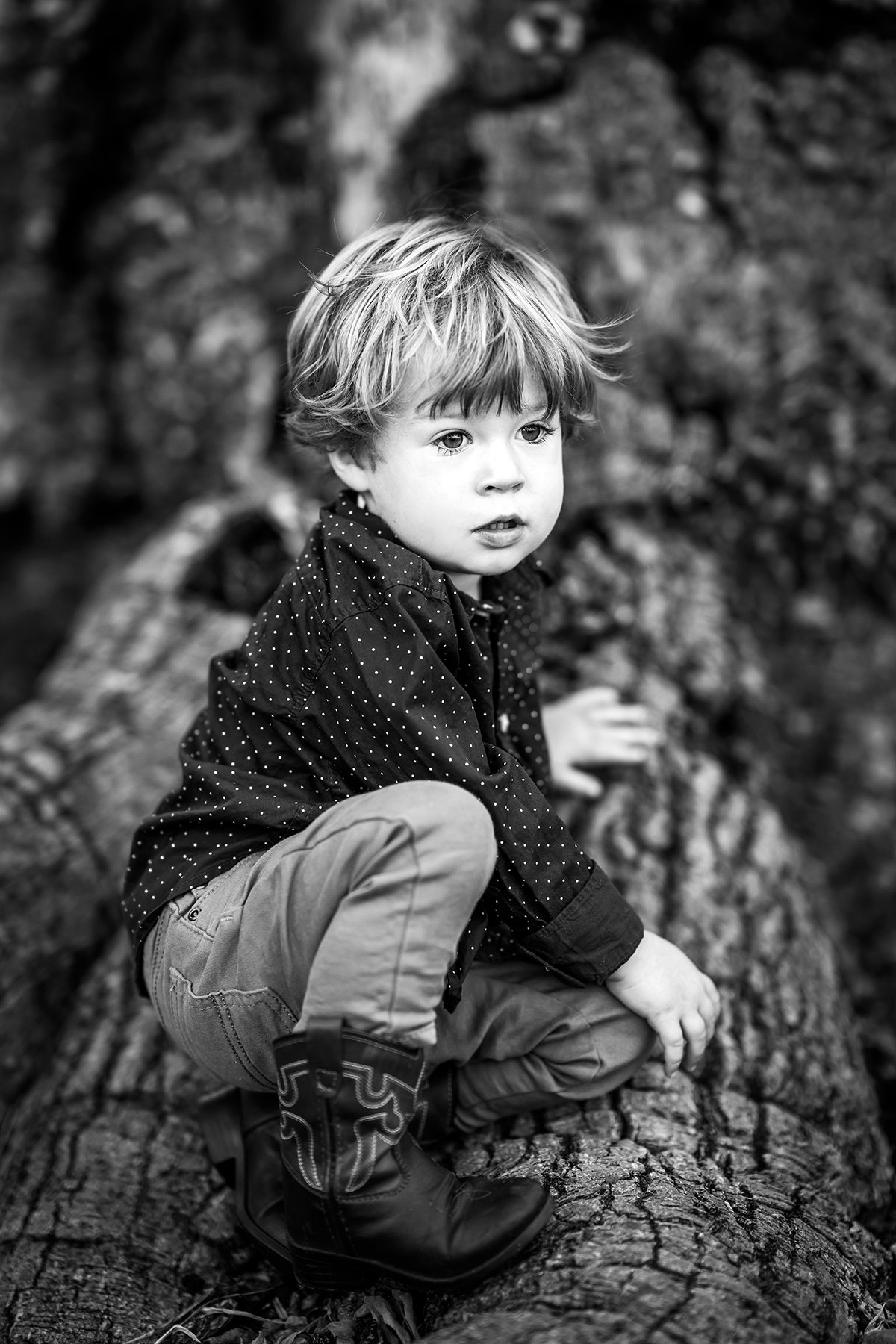 Black and White childrens photography