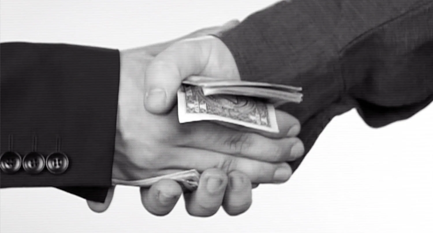 The Craftory: A corporate deal handshake.