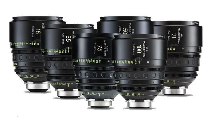 Zeiss Master Primes Set  12, 16, 18, 21, 25, 27, 32, 35, 50, 65, 75, 100, 135, & 150mm