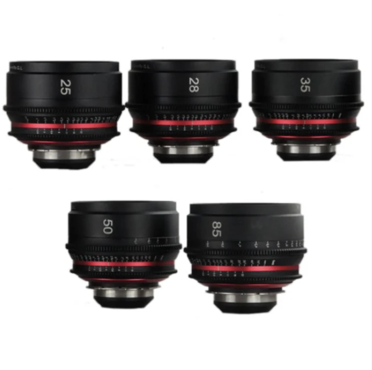 Zeiss CONTAX Superspeed GL optics 18-25-35-50-85-135