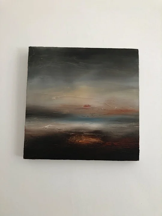 Cator Estate interior design project: a beautiful piece of art in the formal sitting room.
