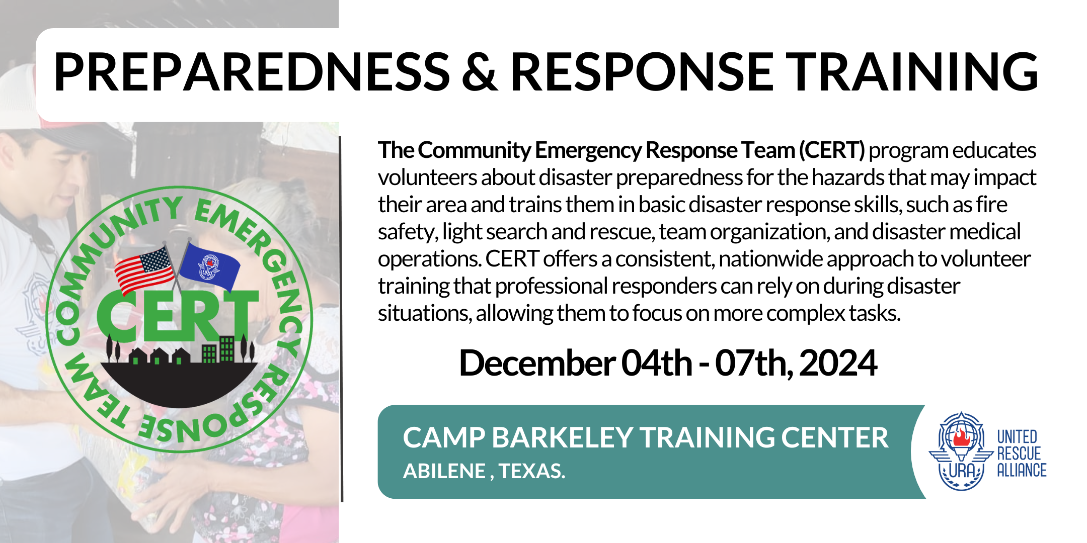 Community Emergency Response Team Training