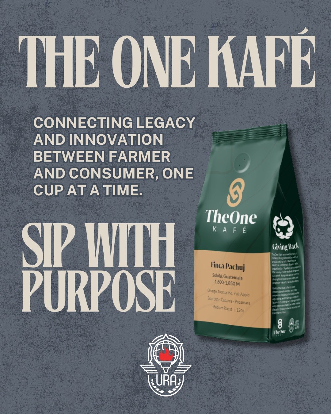 ☕ Every sip gives back.
At The One Kaf&eacute;, we believe coffee can fuel more than just your day&mdash;it can fuel hope. With every cup, you're helping support community projects, missions, and people in need both locally and around the world. 🌍💛