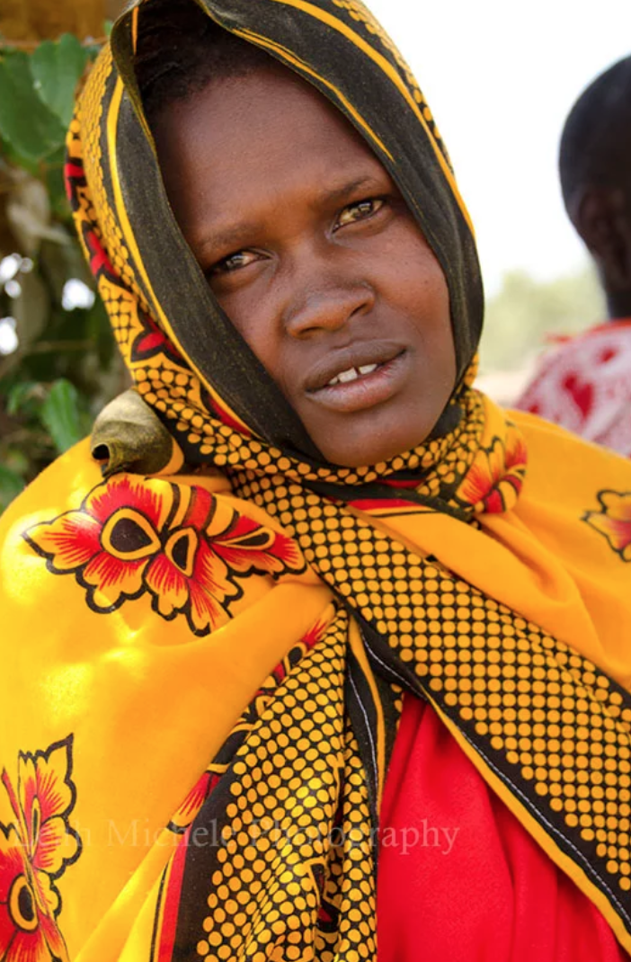 Young Woman With Yellow Scarf