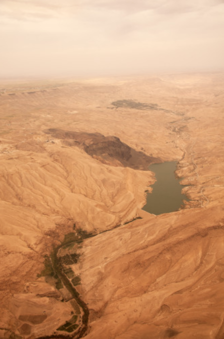 Jordan Desert (Aerial View)