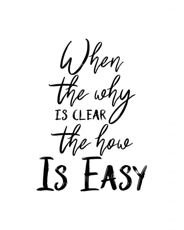 When the why is clear, the how is easy.jpg