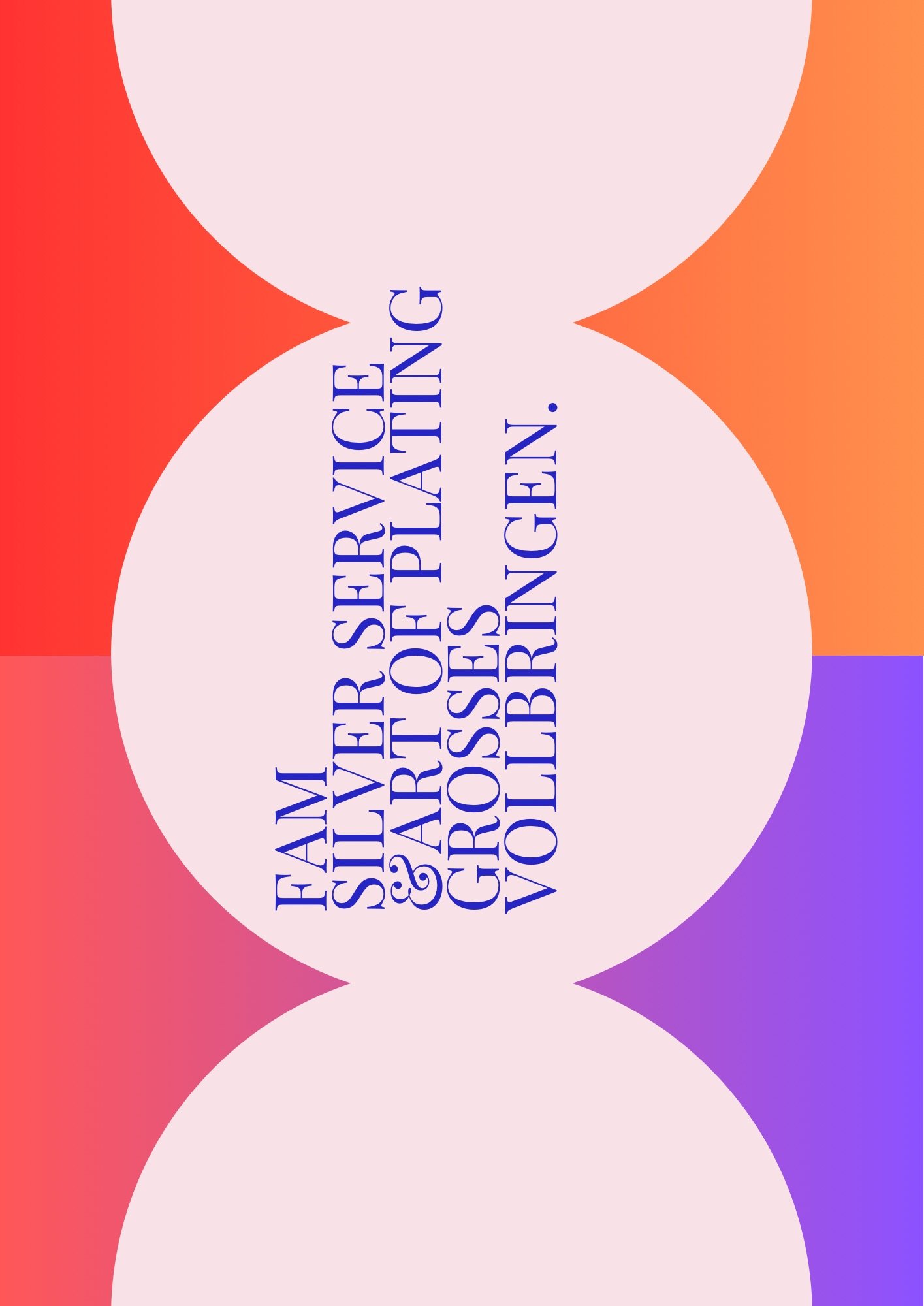 Pastelllila Dunkelorange Hellrosa Gen Z Zine Zitat Typografie Hochformat Poster.jpeg