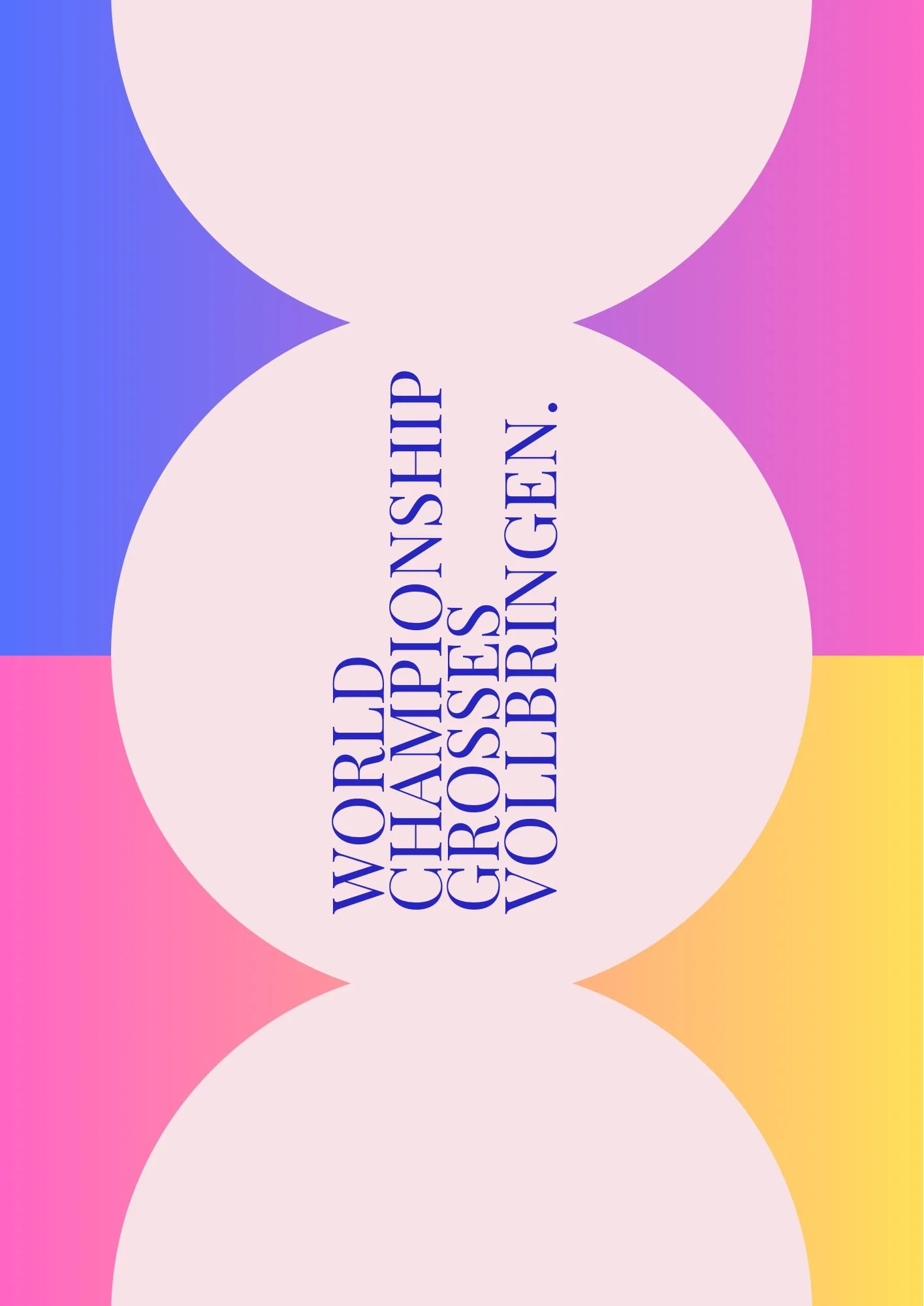 Pastelllila Dunkelorange Hellrosa Gen Z Zine Zitat Typografie Hochformat Poster.jpeg