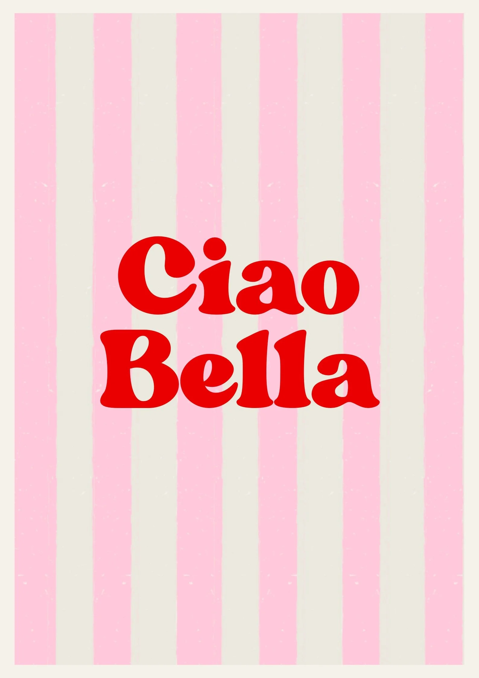 Pink und Blau Verspielte Liebesbotschaft Poster.jpeg