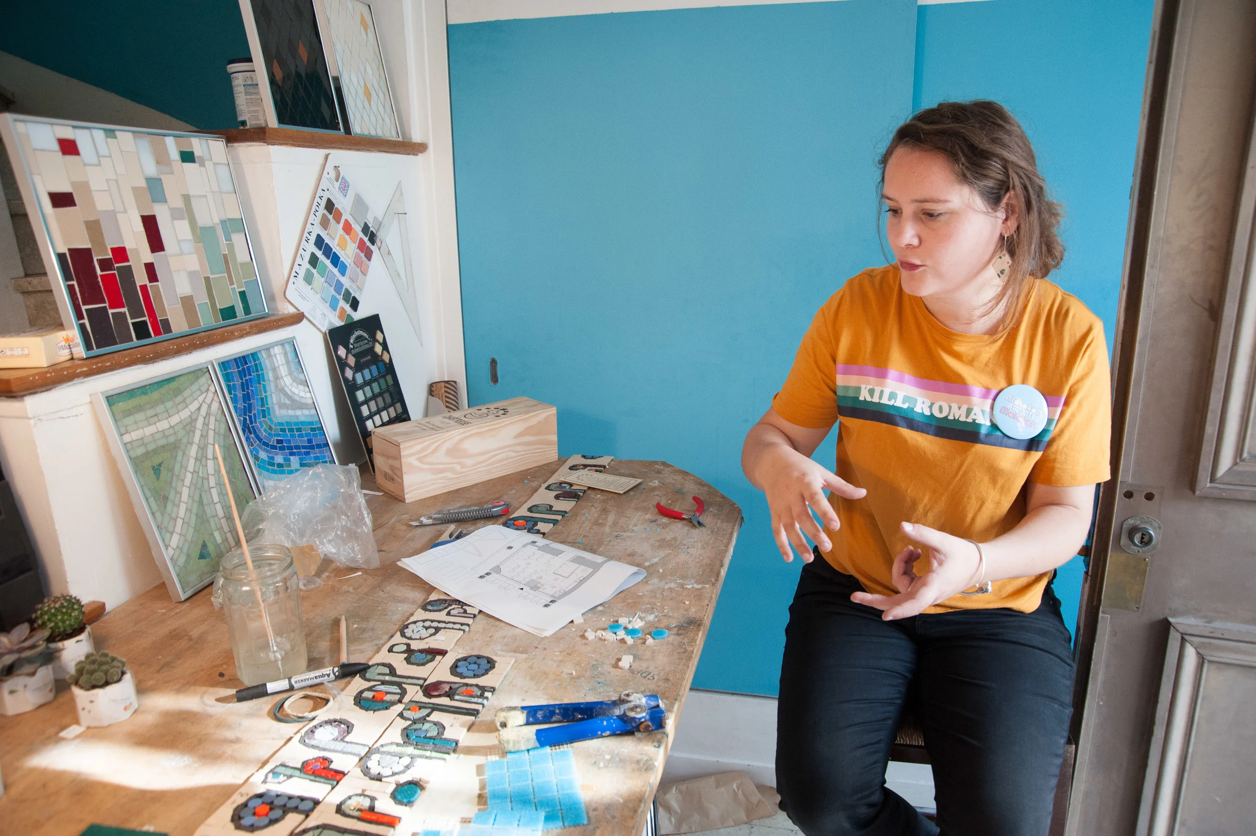 Célia est une artisane convaincue et créative, elle est venue raconter son cheminement dans La Vraie Dose 64